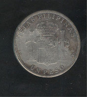 Fausse 1 Peso Philippines 1897 - Tranche En Relief - Exonumia - Filippine