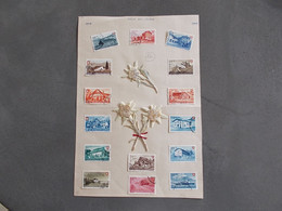 TIMBRE SUISSE.LOT.SERIE DES CHALETS.1945/49.AVEC FLEURS SECHEES. - Other & Unclassified