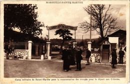 CPA MARSEILLE - Camp Militaire De Ste-Marthe Pour La Concentration Des (988283) - Quartiers Nord, Le Merlan, Saint Antoine