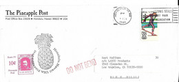 HAWAI-PINEAPPLE POST ENVELOPPE ACEC CACHET ANANAS - Hawaï