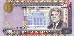 TURKMENISTAN 1999 5000 Manat - P.12a Neuf UNC - Turkmenistán