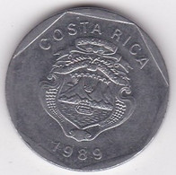 Costa Rica 5 Colones 1989, En En Acier Inoxydable, KM# 214 - Costa Rica