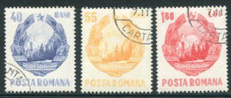 ROMANIA 1967 State Arms Used.  Michel 2631-33 - Usado