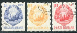 ROMANIA 1967 State Arms Used.  Michel 2631-33 - Used Stamps