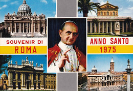 58 - Italien - Roma , Rom , Papstsegen , Paulus VI , Sehenswürdigkeiten - Gelaufen 1975 - Panoramic Views