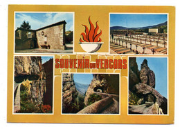 Souvenir Du VERCORS--1977---Multivues  (cimetière Résistance)--.cachet AUTRANS-38 ..à  Saisir - Geschiedenis