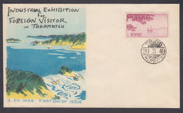 1949. JAPAN  10.00 Y Industrial Exhibition For Foreign Visitor In Takamatsu On FDC Ca... (Michel 437) - JF367952 - Cartas & Documentos