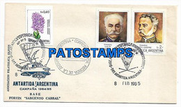 147225 ARGENTINA COVER CANCEL ANTARTIDA ANTARCTICA BASE FORTIN SARGENTO CABRAL YEAR 1985 NO POSTCARD - Covers & Documents
