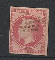 Colonies Générales - 1871 - N°Yv. 10 - Napoleon III 80c Rose - Oblitéré / Used - Napoléon III