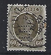 Belgium 1927  Perfins  (o)  Mi.227  (H.M) - 1909-34