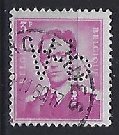 Belgium 1958-72  Perfins  (o)  Mi.1127  (A..P) - 1951-..