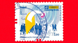 BRASILE - Usato - 2011 - Prodotti E Servizi Postali - Post Office - Marketing - 2.00 Rs - Used Stamps
