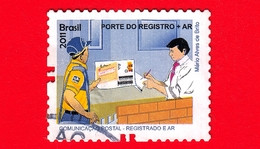 BRASILE - Usato - 2011 - Prodotti E Servizi Postali - Post Office - Porte Do Registro + AR - No Valore Facciale - Used Stamps