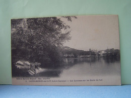 CASTELMORON -SUR-LOT (LOT ET GARONNE) LES LAVANDIERES. LES LAVEUSES SUR LES BORDS DU LOT. - Castelmoron