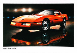 ► CORVETTE Chevrolet 1985 - Publicité Automobile Américaine (Litho. U.S.A.) - Roadside - IndyCar
