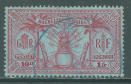 NEW HEBRIDES NOUVELLES-HEBRIDES - USED/OBLIT. - 1925 - 10d 1 Fr - Yv 88 - Lot 22793 - Used Stamps