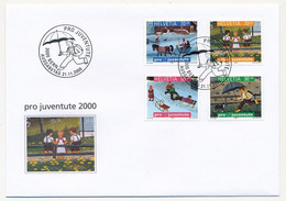 SUISSE -  FDC 2000 - Pro Juventute 2000 - Berne - 21/11/2000 - 5 Enveloppes ( 2 Séries ) - FDC