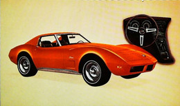 ► CORVETTE Coupé Chevrolet 1974 - Publicité Automobile Américaine (Litho. U.S.A.) - Roadside - American Roadside