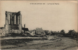 CPA VITRY-en-ARTOIS 1921 - La Rue De L'Église (126087) - Vitry-la-Ville