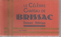 Cp, 49 , Le Célébre Chateau De BRISSAC , Demeure Historique , Photo Cordon , CARNET DE 12 CARTES POSTALES - Autres & Non Classés