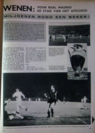 Voetbal (04.06.1964) Real Madrid, Europabeker, AC Milaan, Inter Milaan - Altri & Non Classificati