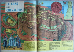 GRAVURE - ENCART DOUBLE PAGES - LE KRAK DES CHEVALIERS - Architecture