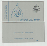 (D265) Vatican City Booklet 1985 Travels Of The Pope MNH - Markenheftchen