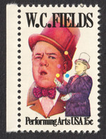 CIRCUS ARTIST HAT - US USA - 1980 15c W. C. Fields - MNH - Cirque