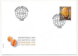 SUISSE -  FDC 2008 - Année Internationale De La Pomme De Terre - ERDE - 4/3/2008 -  1 Enveloppe - FDC