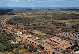 52-CHALINDREY- VUE AERIENNE LE DEPOT S.N.C.F AU FOND LE VIADUC - Chalindrey