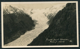 1938 Franz Josef Glacier, New Zealand RP Postcard. Hawi, Hawai USA - Kodak Park, Rochester, New York - Cartas & Documentos