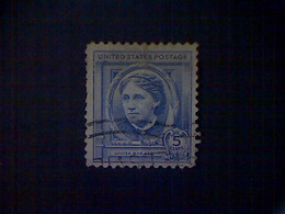 United States, Scott #862, Used(o), 1940, Louisa May Alcott, 5¢, Blue - Altri & Non Classificati