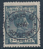 ESPAÑA/RIO DE ORO 1911/13 - No Catalogado - MLH * - Variedad: Sobrecarga Invertida, MUY RARO!... - Rio De Oro