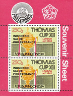 Indonesia 1982  Badminton  Michel  Bl.45a  MNH 28814 - Badminton