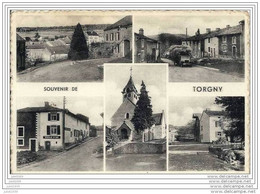 TORGNY ..-- Multi - Vues . Vers SACY ( Melle Colette DUMIEZ? )  . Voir Verso . - Rouvroy