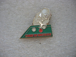 Pin's De La Ligue De Bretagne De Billard - Billard