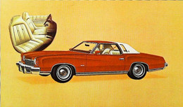 ► CHEVROLET Monte-Carlo Landau  1974  - Publicité Automobile Chevrolet  (Litho. U.S.A.) - Rutas Americanas