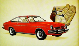 ► CHEVROLET Vega GT Hatchback Coupe  1974  - Publicité Automobile Chevrolet  (Litho. U.S.A.) - Rutas Americanas