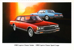 ► CHEVROLET   Caprice Classic    1982  - Publicité Automobile Chevrolet  (Litho. U.S.A.) - Rutas Americanas