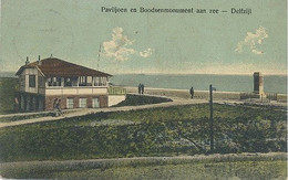 Delfzijl, Paviljoen En Boodsenmonument Aan Zee - Delfzijl