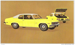 ► CHEVROLET Nova Custom Hatchback Coupe  - Publicité Automobile Chevrolet  (Litho. U.S.A.) - American Roadside