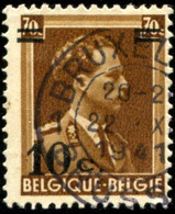 COB  570- V 6 (o) / Yvert Et Tellier N° : 570 (o) Surcharge Déplacée - 1931-1960