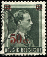 COB  571- V 7 (o) / Yvert Et Tellier N° : 571 (o) Tache(s) Rouge(s) Dans Le 50 C - 1931-1960