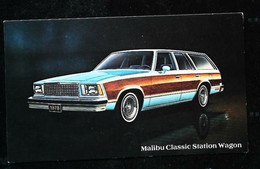 ► CHEVROLET Malibu Station Wagon 1978  - Publicité Automobile Chevrolet   (Litho. U.S.A.) - Rutas Americanas