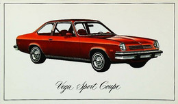 ► CHEVROLET Vega Sport Coupe  1976  - Publicité Automobile Chevrolet   (Litho. U.S.A.) - American Roadside