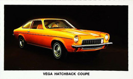 ► CHEVROLET  Vega Hatchback Coupe 1970's  - Publicité Automobile Chevrolet   (Litho. U.S.A.) - Rutas Americanas