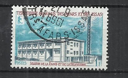 AFARS AND ISSAS TERRITORY 1969  - BUILDING OF RADIO AND TELEVISION - POSTALLY USED OBLITERE GESTEMPELT USADO - Andere & Zonder Classificatie