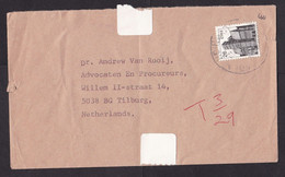 Ireland: Cover To Netherlands, 1 Stamp, Castle, Taxed, Postage Due, To Pay (minor Damage) - Lettres & Documents