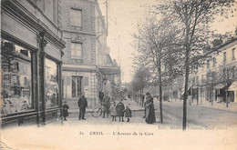 Creil           60           Avenue De La Gare       (voir Scan) - Creil