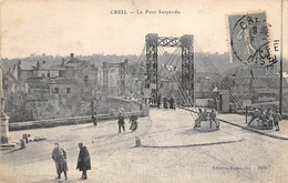 Creil           60           Le Pont Suspendu         (voir Scan) - Creil